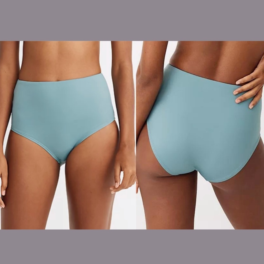 NWT $40 MADEWELL Second Wave Retro High Waist Bikini Bottoms [SZ XXS ]‎ #4112